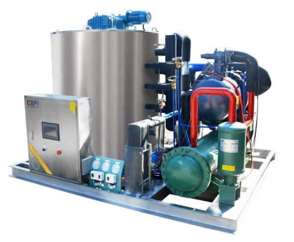 Quality High Output 10 Tons / Day Flaker Ice Machine / Commercial Ice Making Machine for sale