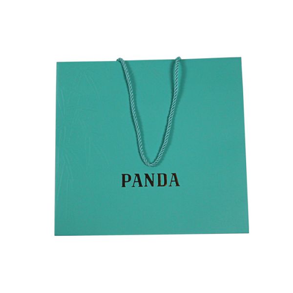 OEM Gift Bag With Handles , Ivory Jute Bag With Rope Handle