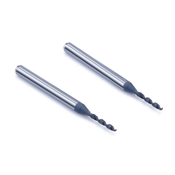 Quality 3.175mm Carbide End Milling Cutters For PCB Machining Fish Tail CNC Router Bits for sale