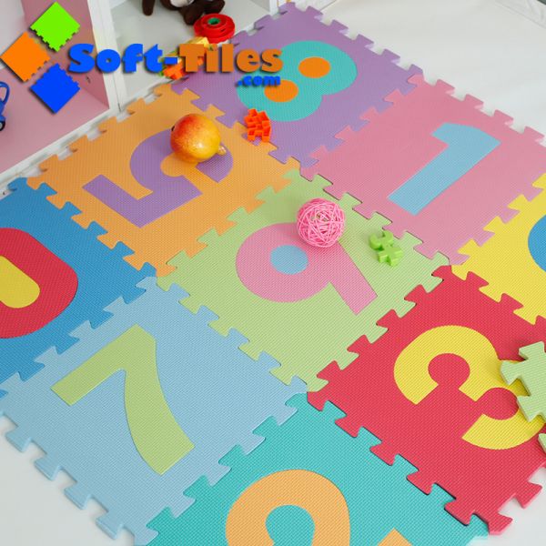 EN71 3/8" Alphabet And Numbers Foam Mat / Kids Puzzle Floor Mat