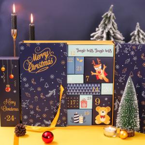 Countdown Cardboard Gift Packaging Box Empty Advent Calendar Boxes