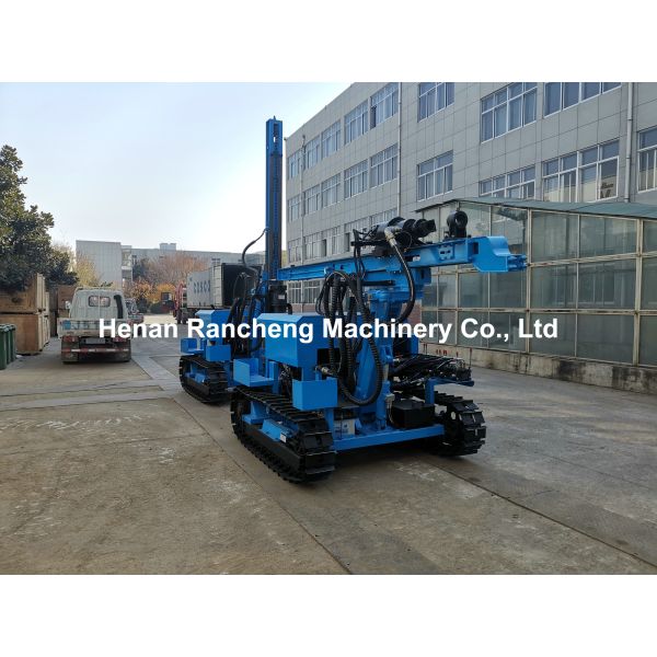 90mm - 140mm Dia DTH Drilling Equipment 45kw Diesel Engine Down The Hole Drill Rig