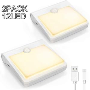 China USB Rechargeable Motion Sensor Light,USB Rechargeable 12 LED Stick-Anywhere Wall Light on sale