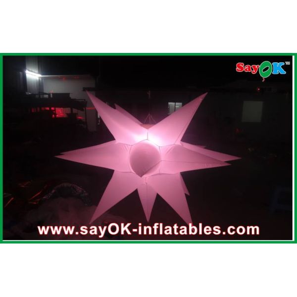 Party Star Inflatable Lighting Decoration Decoration / Nylon Cloth Inflatable Led Light
