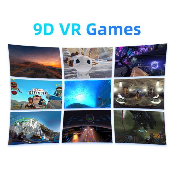 Shopping Mall 9D VR Cinema 1.5KW Double Sliding VR Simulator Games