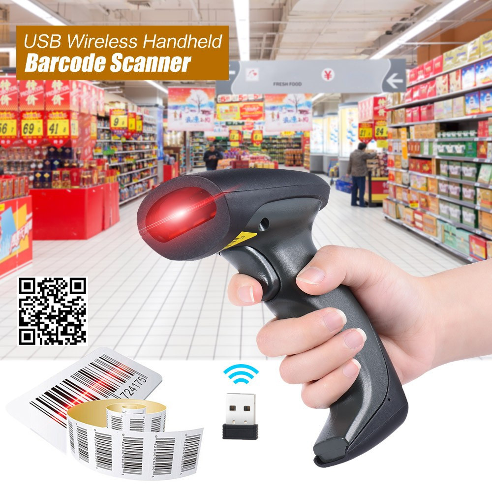 Industrial Wireless Barcode Scanner Reader 2D For Windows Mac Linux