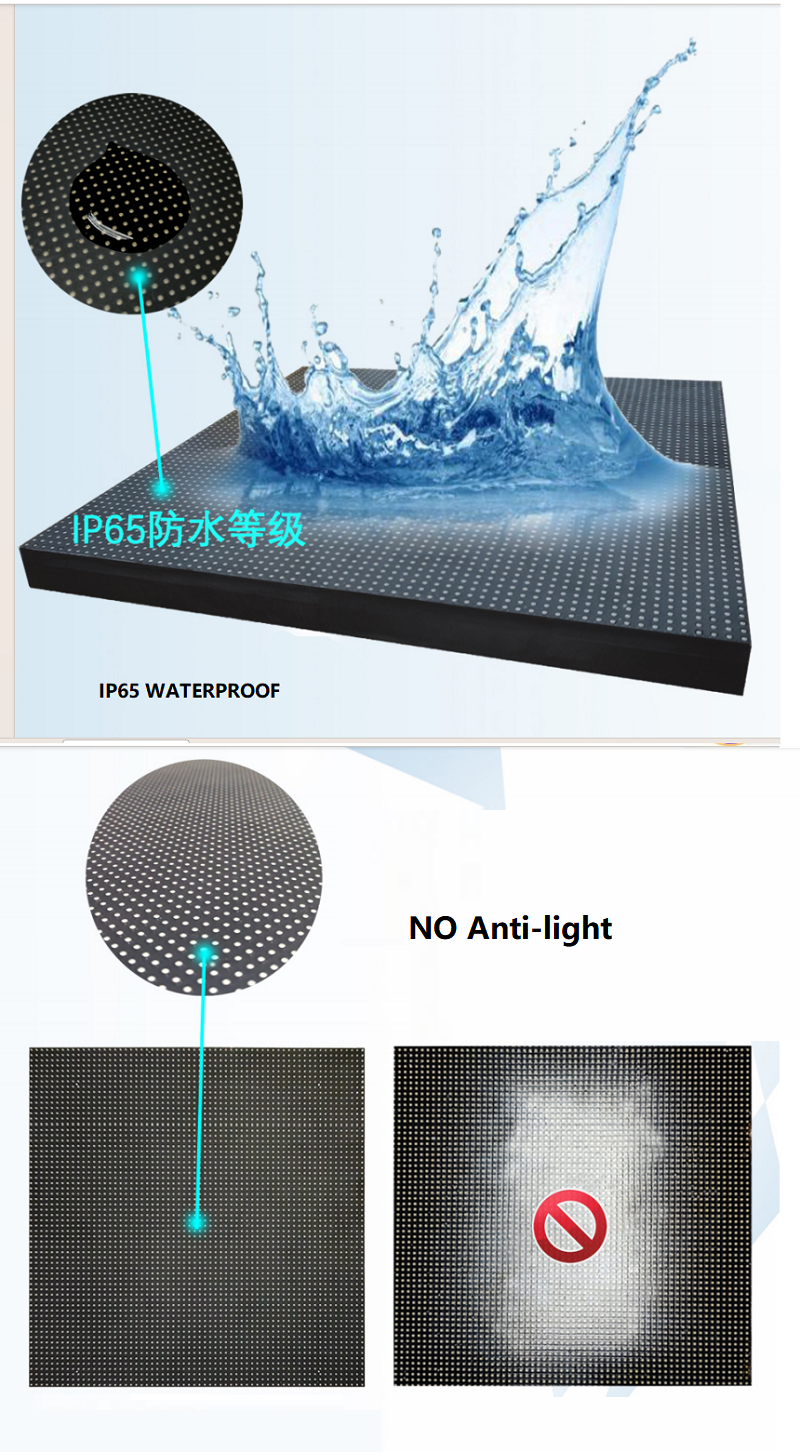 Waterproof anti collision smd rgb die casting front access  led panel p1.25 p1.5 p1.86  p1.9 p2.indoor gob  led display screen