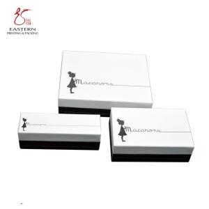 Wholesale Recycled Sliding Macaron Gift Boxes Offset Printing With Lid from china suppliers