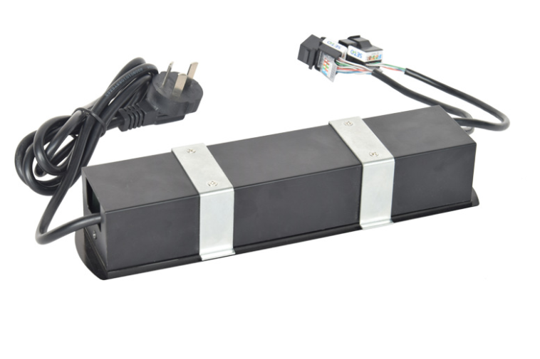 Multimedia Aluminum Alloy Panel Screen Desktop Electrical Outlet , All - In - One Tabletop Solution