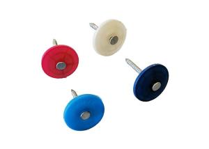 Wholesale 3&quot;*11g Plastic Cap Nails Round Shape Iron Material from china suppliers