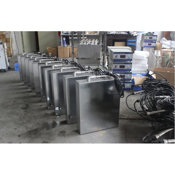 120 / 40 / 28khz Submersible Ultrasonic Transducer Cleaner Box With Generator