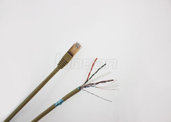 Quality High Security Cat6 Shielded Patch Cable Iron Housing Connector For Computer Networks for sale