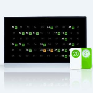 Wholesale Restaurant table polarization tracker customer desk position tracking system 10tables from china suppliers