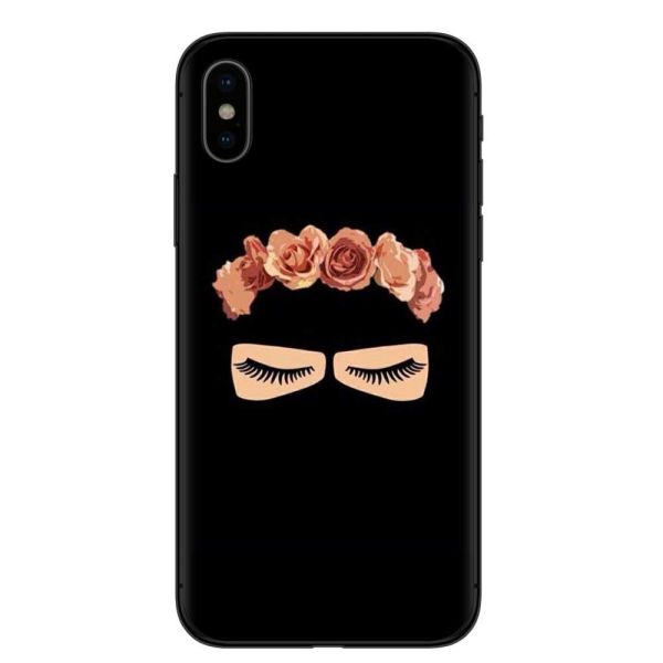 Lightweight Designer Cell Phone Cases Black Islamic Hijab Girls Gift Anti Shock