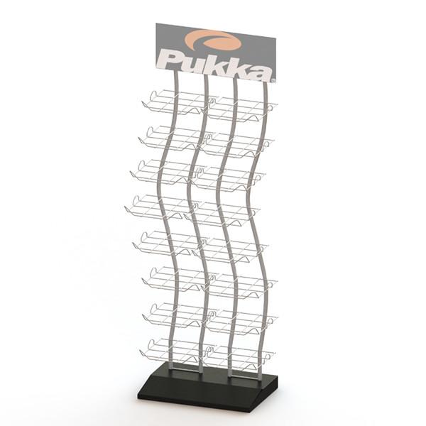 Quality Multiple Layer Spiral Shape Baseball Cap Metal Wire Display Rack for sale