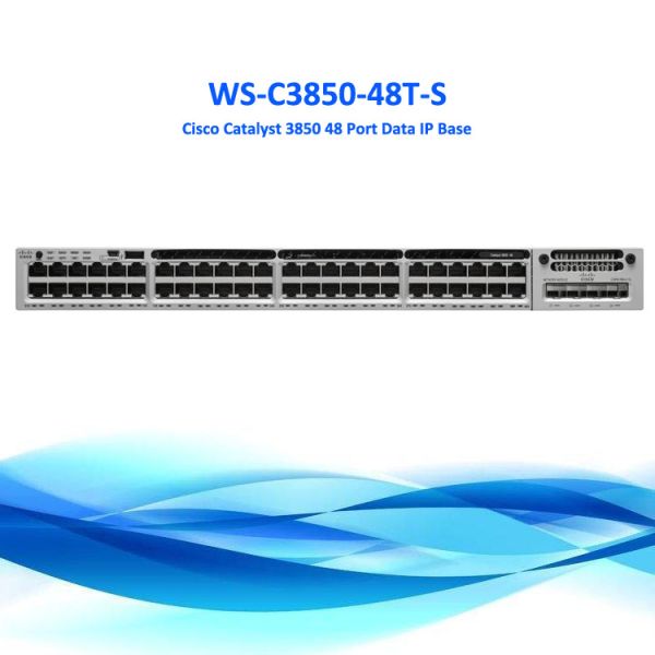 WS-C3850-48T-S Cisco Network Switch 48 Port Stackable Gigabit Ethernet Switch Cisco