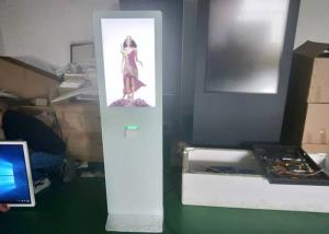 China High gloss white  large 42 inch infrared touch  information kiosk touch screen  with printer on sale