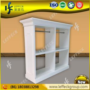 China Retail unique style and fashion wooden material clothing store display furniture on sale