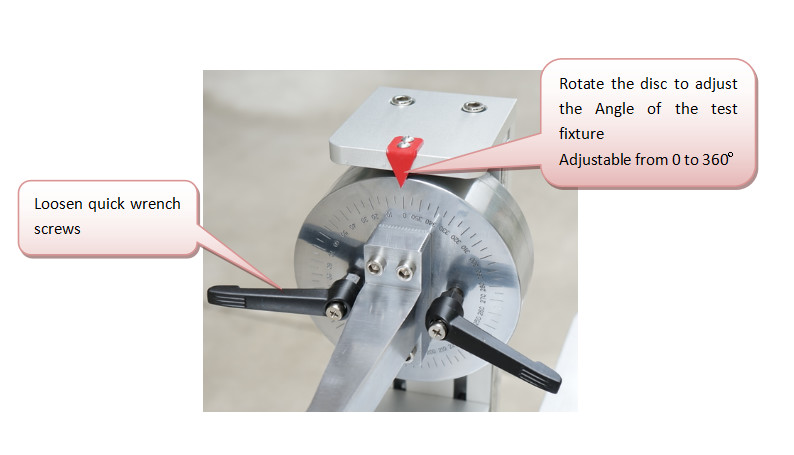 Easy Operation Rotation Angle 0~360° USB Plug Wire Pull Strength Testing Machine