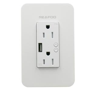 Tuya US Smart Wall Socket With USB Port Compatible With Alexa Google Home