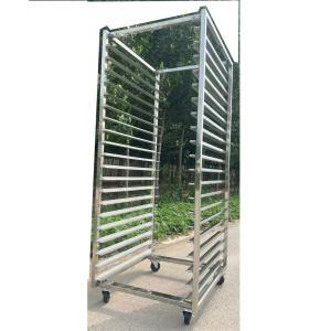Wholesale Single Column Tray Rack Trolley 17Trays With Wheels And Handle For Catering Industry from china suppliers
