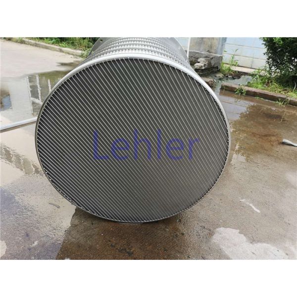 Lehler Wedge Wire Basket High - Precision Slot Opening For Starch / Sugar Industry