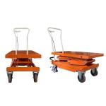 300Kg Manual Double Scissor Lift Table Platform 1010mmx520mm