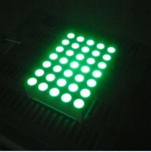 Wholesale Pure Green 5x7 Dot Matrix 3mm LED Lights Moving Message Signs from china suppliers