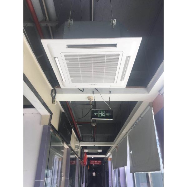 MECO CE CERTIFICATION FOUR WAY CEILING CASSETTE FAN COIL UNITS 0.8TR 300CFM with digital display , build in water pump