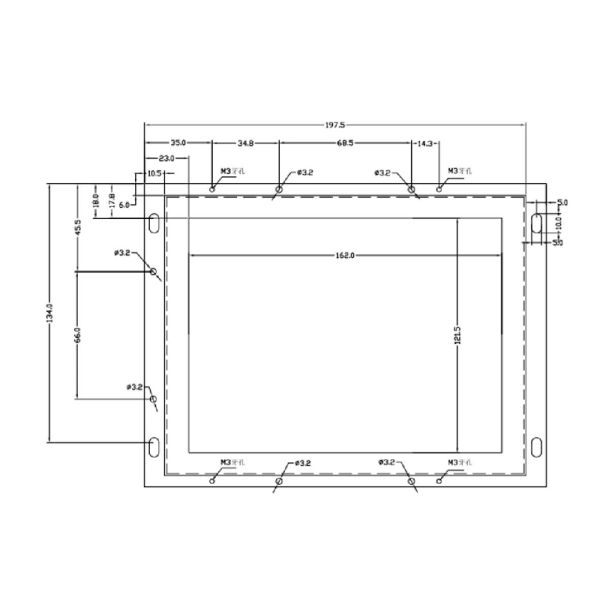 Promotional Segment Elevator LCD Display / Lcd Display For Elevator