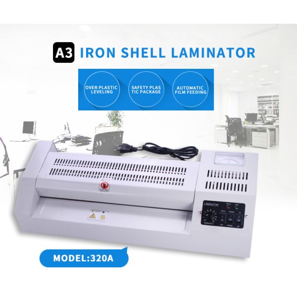 A3 Office Laminator Speed 600mm/Min Laminating 1mm Thickness For Sealing Paper
