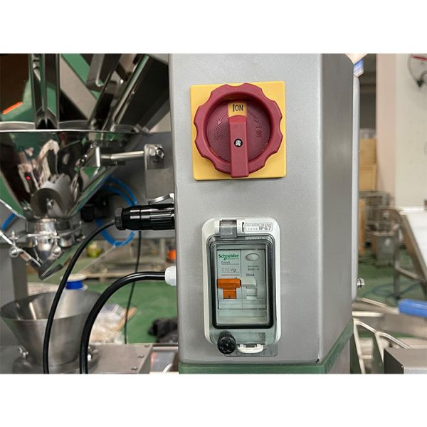 SS304 Fried Peanut Snacks Back Seal Bagging Machine With Multihead Weigher