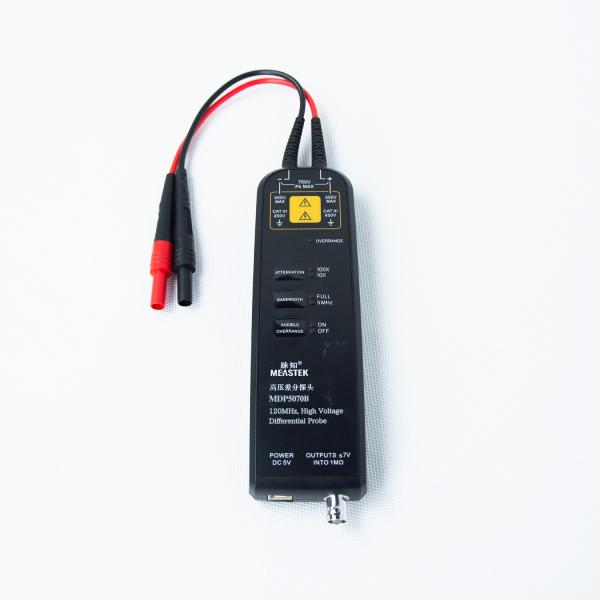 Quality MEASTEK Oscilloscope Probe With High Voltage Differential Probe Kit 120MHZ 700V Accessory 10X/100X Attenuation Rate Probe MDP5070B for sale