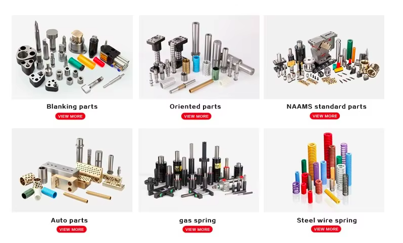 SKH-5 Precision Injection Mold Parts Die Ejector Pins Insert DIN Standard