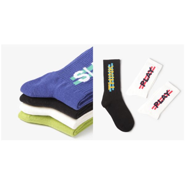 100 Cotton Blend Bamboo Women'S Plain Long Thick Workout White Crew Socks