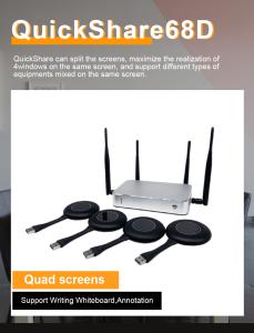 Wholesale Android BYOD Wireless Presentation 65m , USB Hdmi Vga Switcher from china suppliers