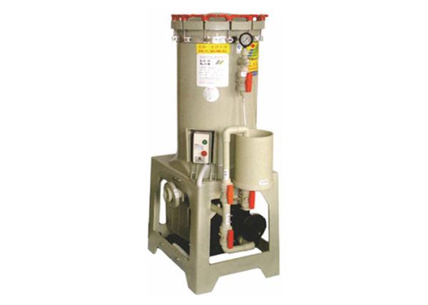 Quality PVDF Chemical Filtration Systems For Nickel Plating Solution Filter And Surface Finish Industry for sale