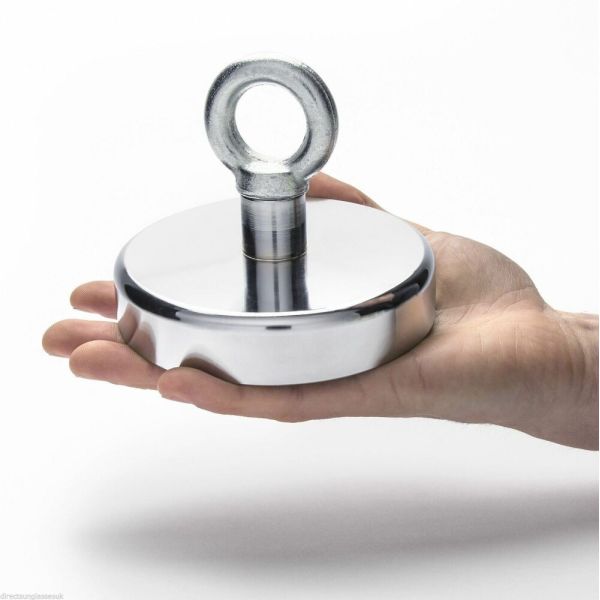 300KG Pull Force Cup Shape Double Face Fishing Magnet Holder for Dependable Retrieval