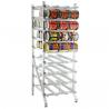 Dispensing Canned Food Heavy Duty Storage Racks , Metal Frame Wire Storage Racks for sale