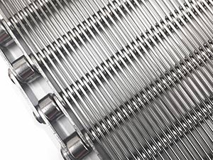 304 316 316L Eye Link Conveyor Belt For Bakery Adjustable Speed