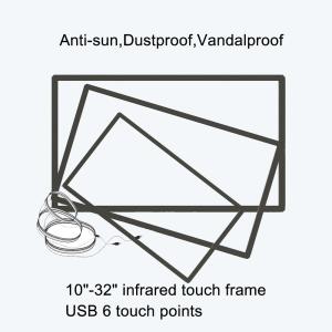 China 75Inch Infrared Ir Touch Display 10 Point Touch Screen Overlay on sale