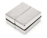 Personalized NdFeB Permanent Magnets Block NiCuNi Plating Shape Customized