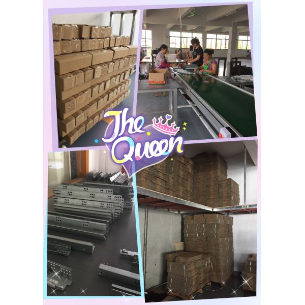 Modern Design Under Counter Drawer Slides , Soft Close Cabinet Slides Push To Open Type