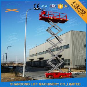 Wholesale Hydraulic Auto Self Propelled Elevating Work Platforms with LED Battery Condition Indicator from china suppliers