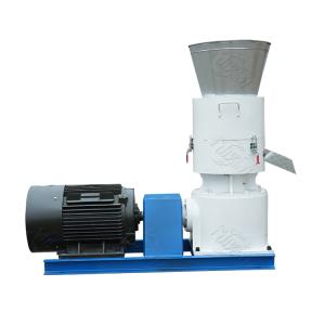 Wholesale Flat Die Wood Pellets Machine 1100kg/ H 800kg/ H Energy Saving Rustproof from china suppliers