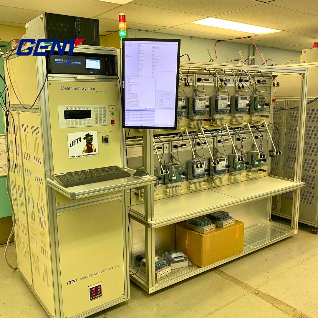 YC1893D IEC 60736 Fully-Automatic 4-Quadrant Multi-Position Three-Phase Meter Test System
