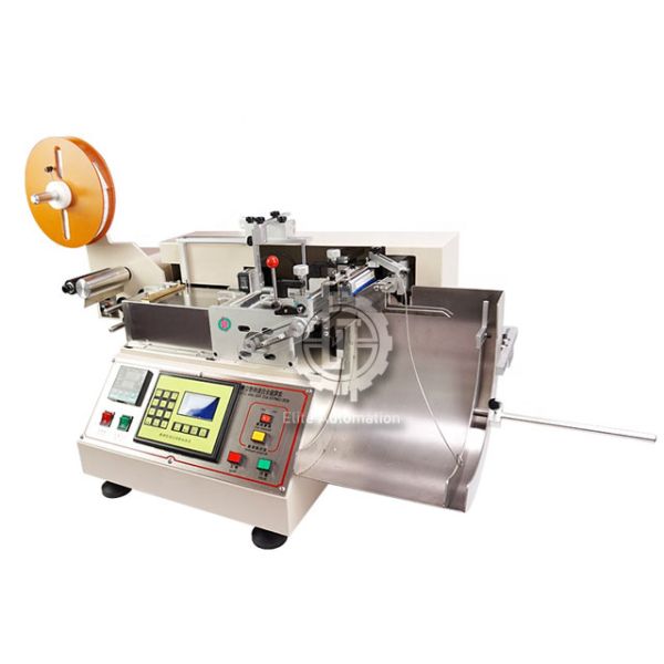 Hot / Cold Trademark Automatic Webbing Cutting Machine 1-12.5cm Cutting Width