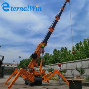 Wholesale 1 Ton 3 Ton 5 Ton Spider Crane Mini Crawler Mobile Crane Mini Crawler Crane With Telescopic Boom from china suppliers