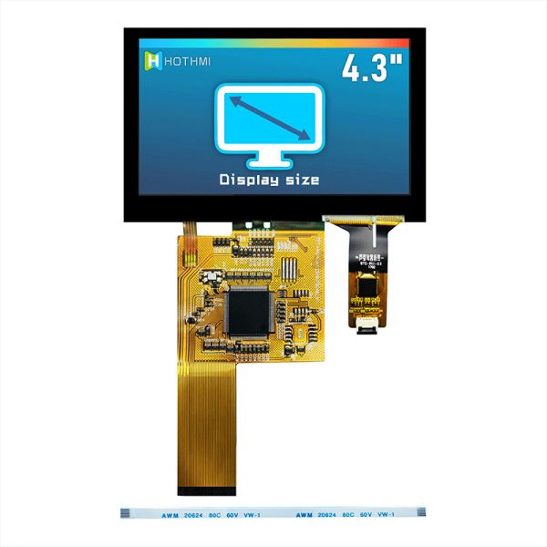 4.3 Inch TFT display | Capacitive Touchscreen MCU interface