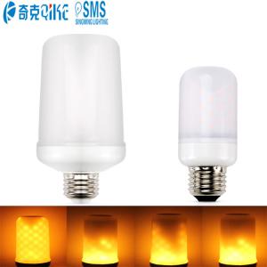 Wholesale New Design Fast Ship E27 3W LED Burning Light Flicker Flame Lamp Bulb Fire Effect Decorative from china suppliers